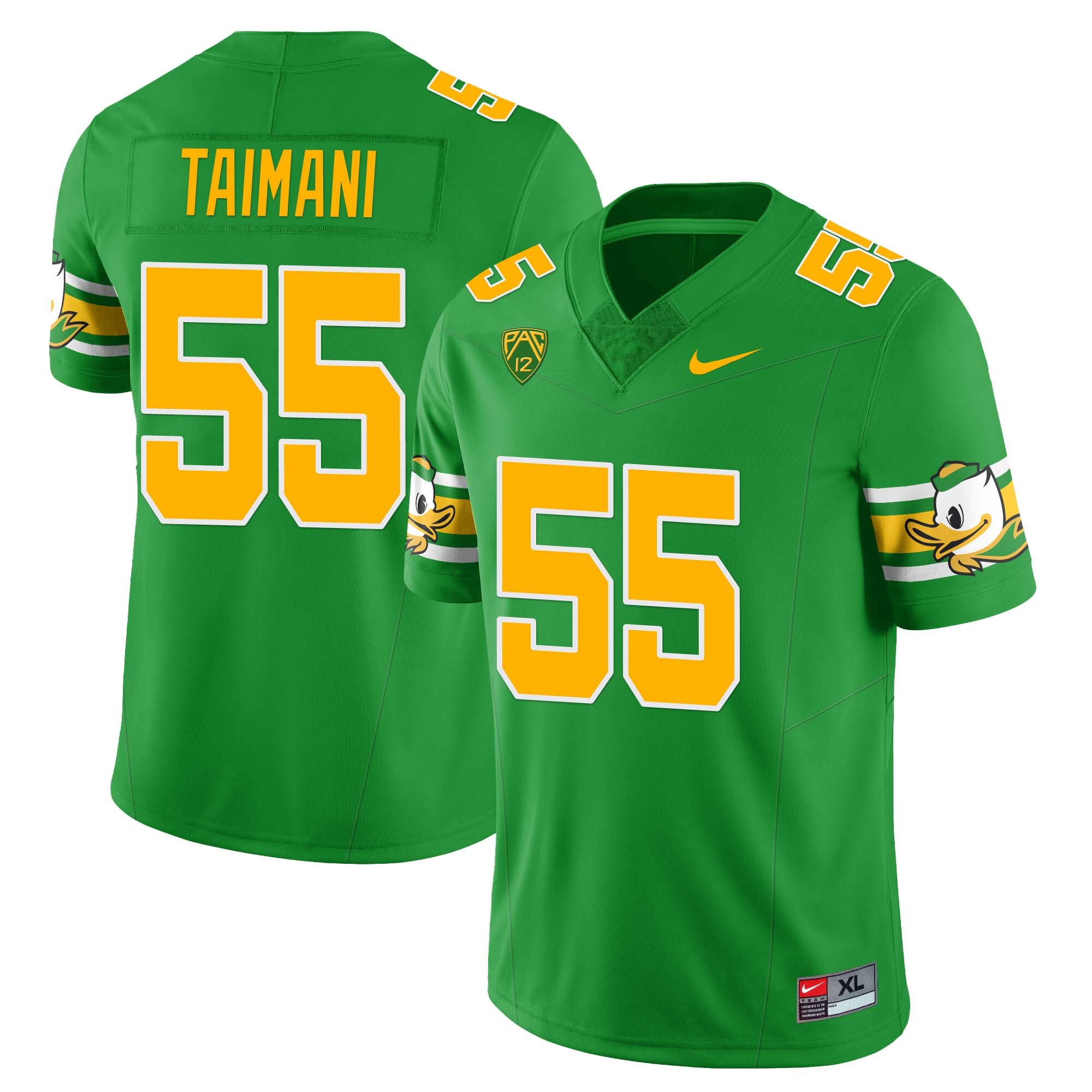 Youth’s Oregon Ducks ‘Mighty Oregon’ Throwback Football Jersey – All Stitched