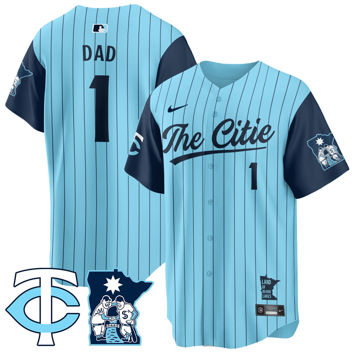 Women's Minnesota Twins City Connect Concept Jersey - All Stitched