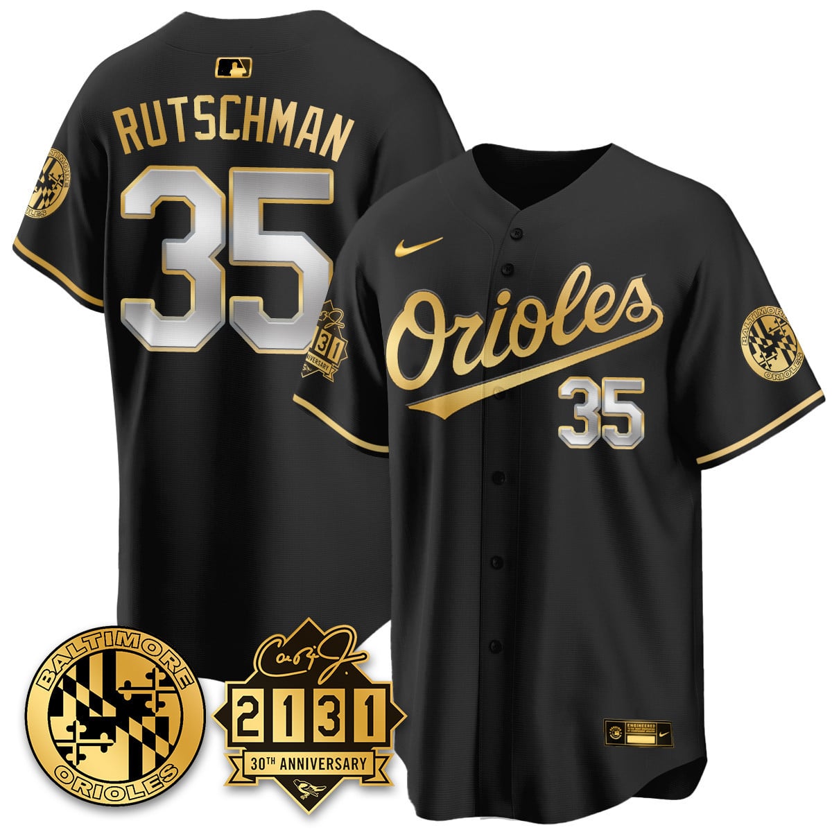 Women's Baltimore Orioles "30th Anniversary of 2131" Limited Jersey - All Stitched