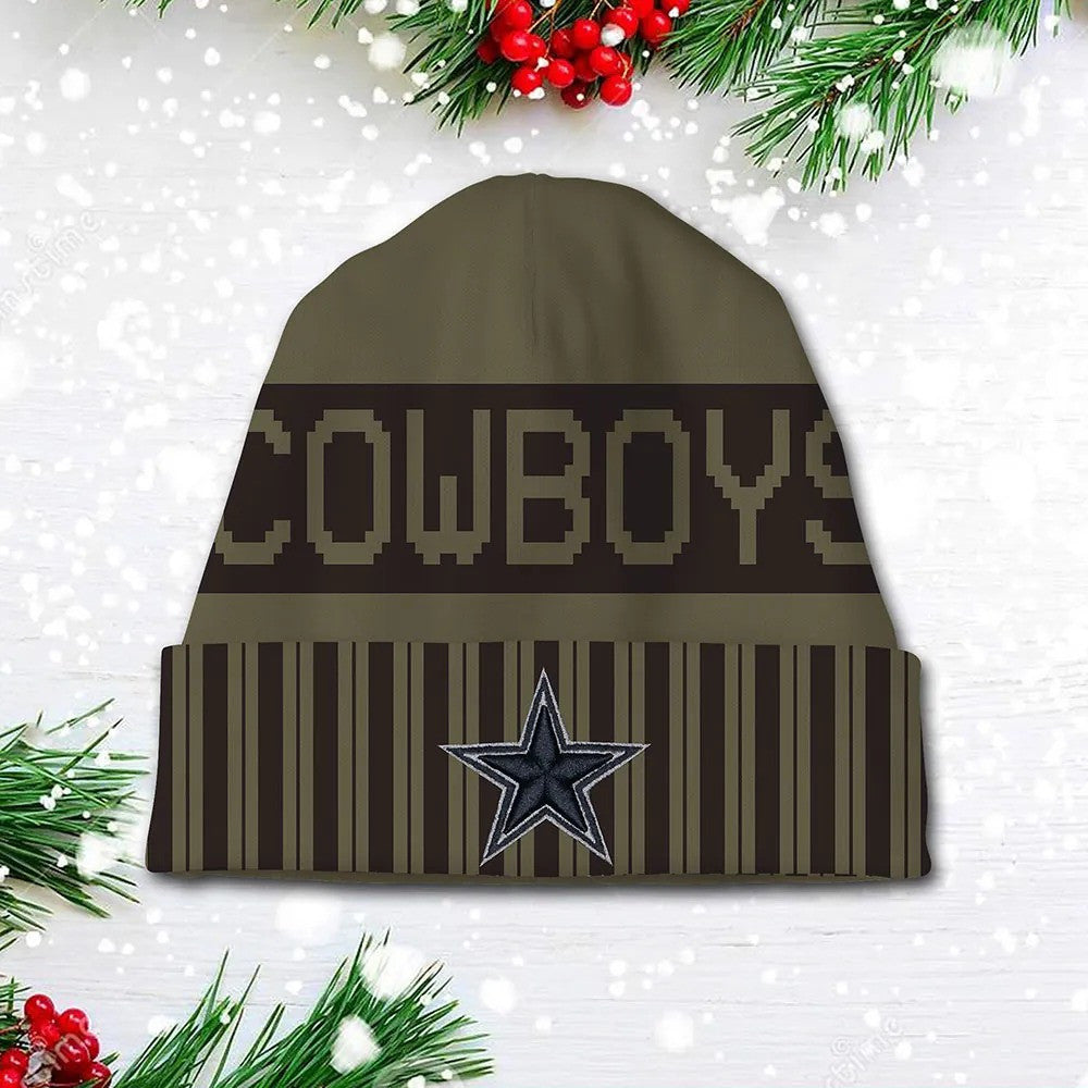Dallas Cowboys Salute to Service Beanie Hat