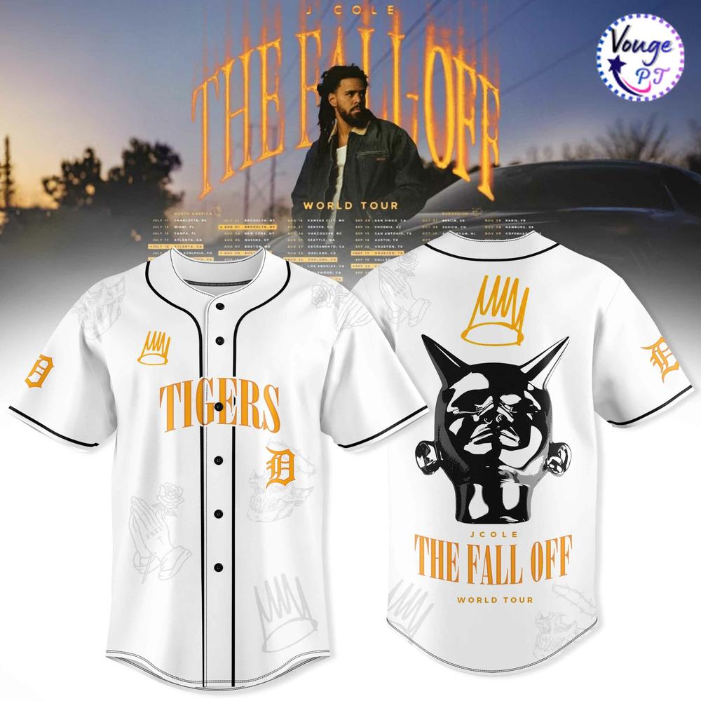 Detroit Tigers x The Fall Off – World Tour 2026 Baseball Jersey 