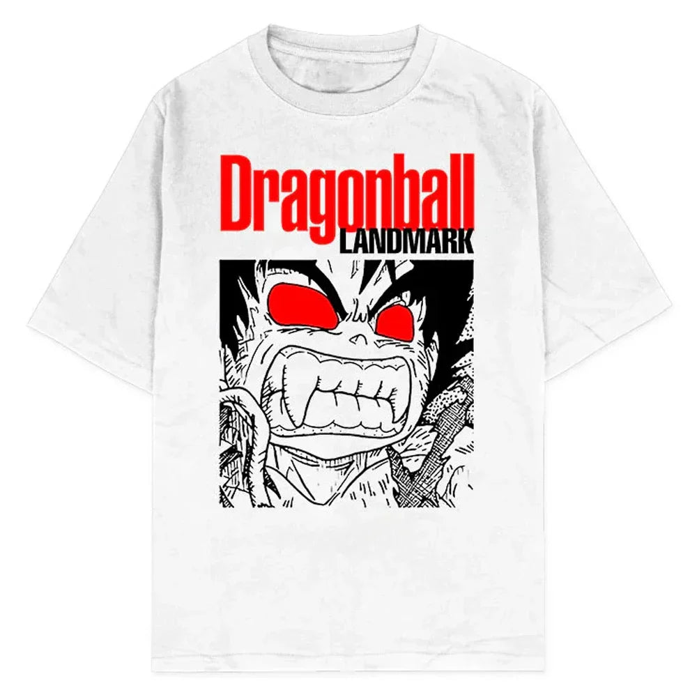Dragon Ball Z Capsule Corp Headquarters Oversized Vintage T-Shirt