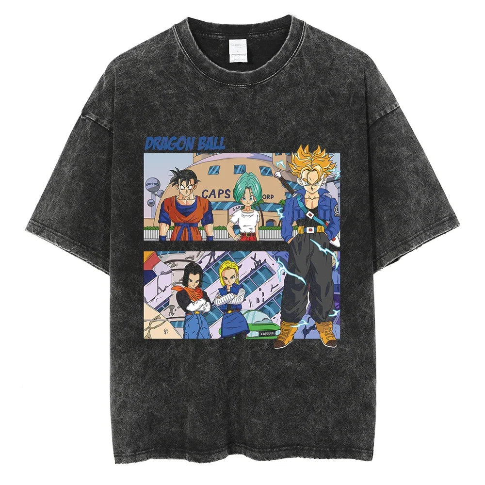 Dragon Ball Z Warriors Oversized Vintage T-Shirt