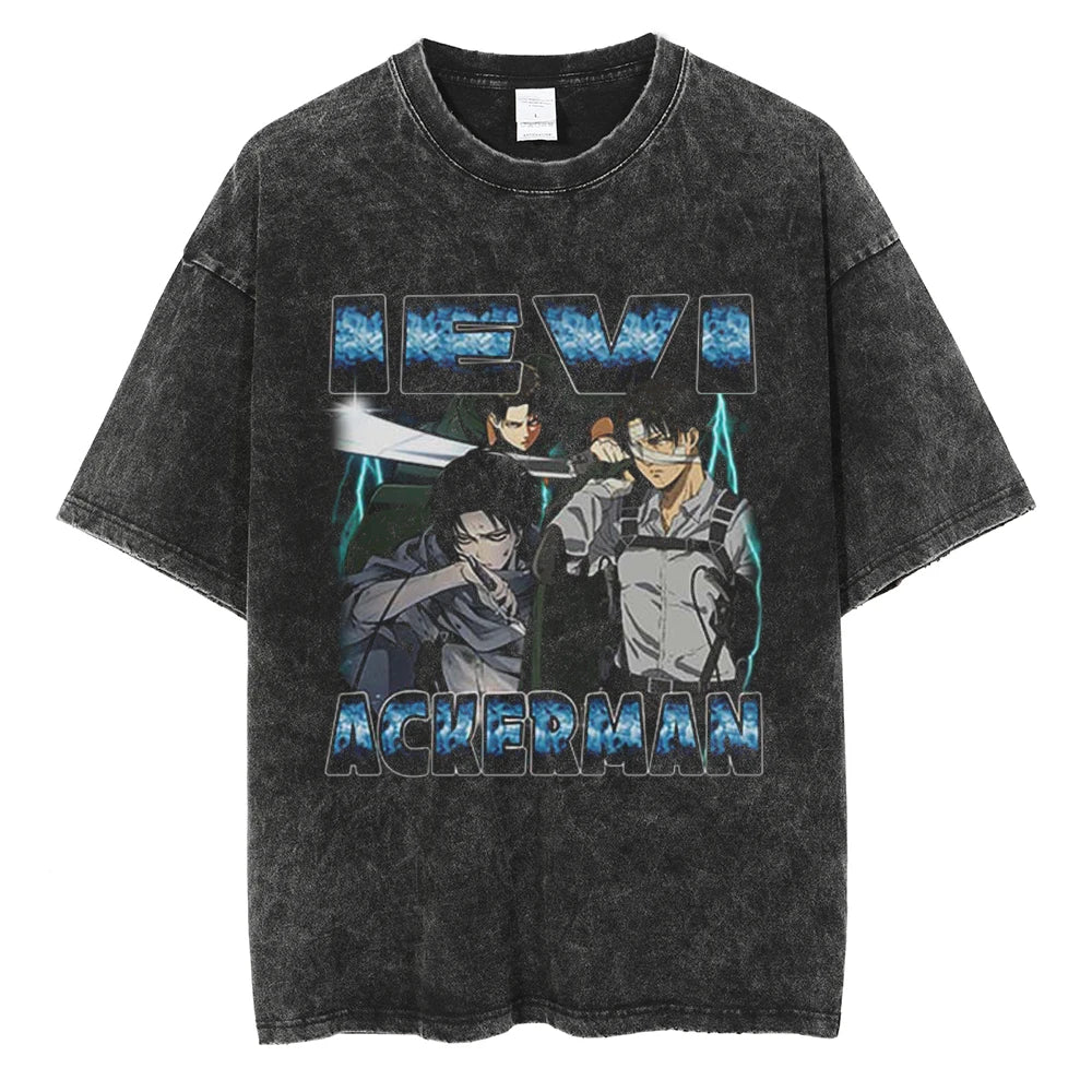 Attack on Titan Levi Ackerman Blade Master Vintage T-Shirt