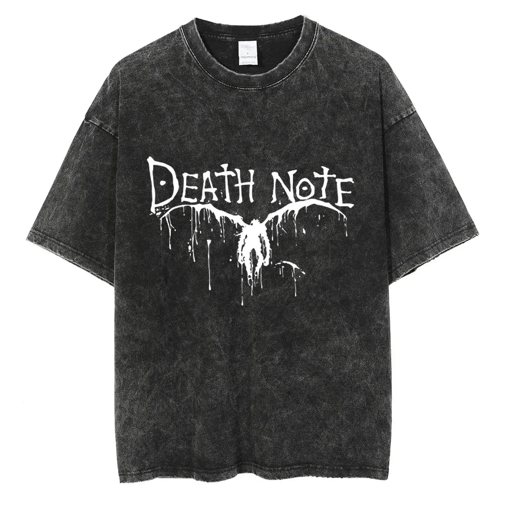Death Note Ryuk God of Death Oversized Vintage T-Shirt
