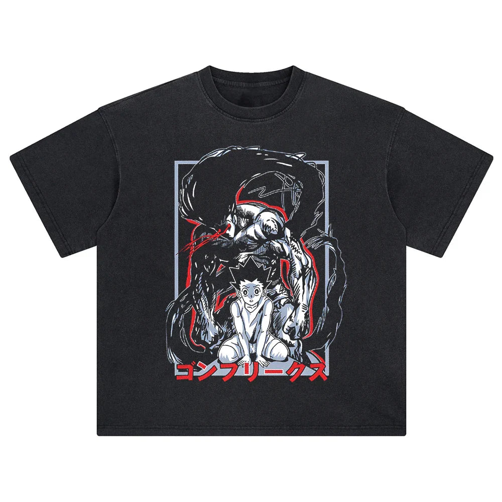 Hunter x Hunter Gon's Transformation Oversized Vintage T-Shirt