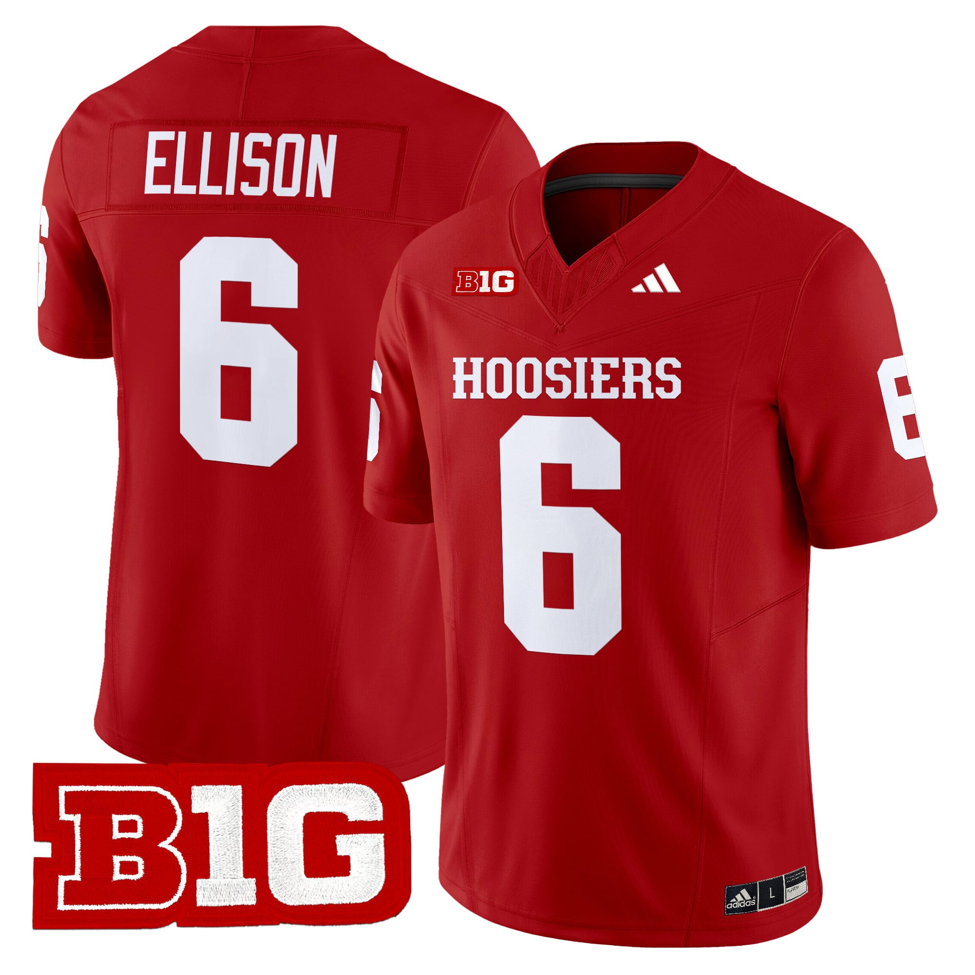 Men's Indiana Hoosiers 2025 Vapor Limited Jersey - All Stitched