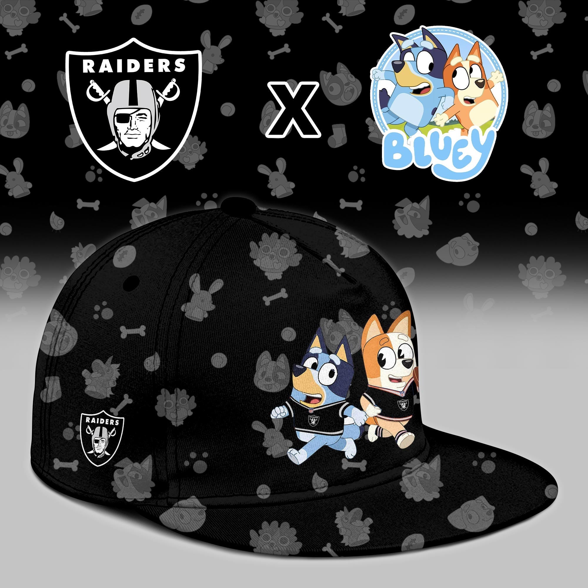 LV.Raiders x Bluey Night Limited Jersey