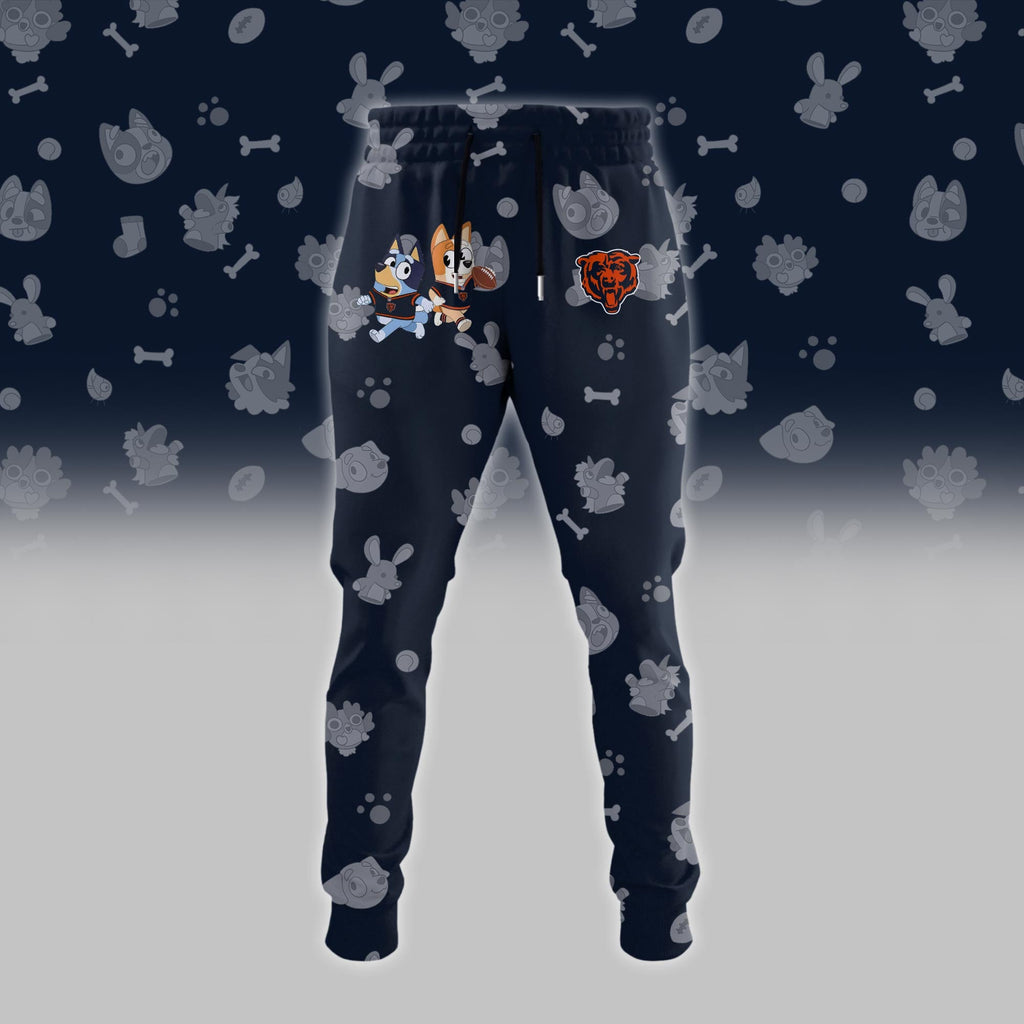 C.Bears x Bluey Night Limited Blue Hoodie